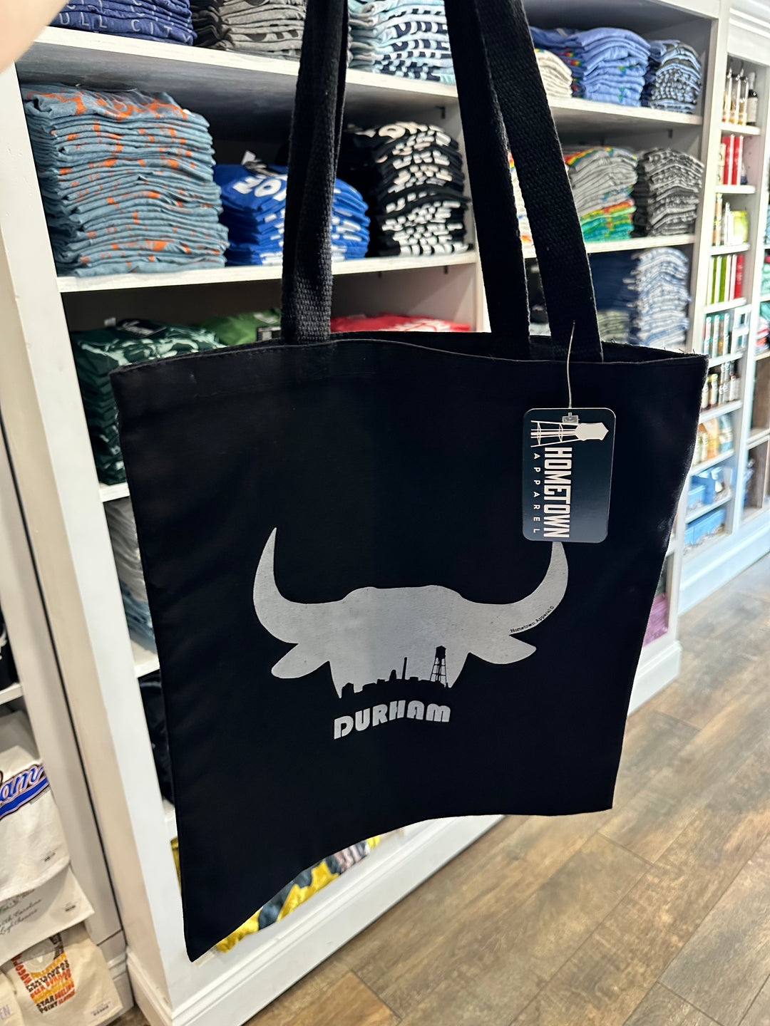 Bullhead Skyline Tote Bag #4 (Black)