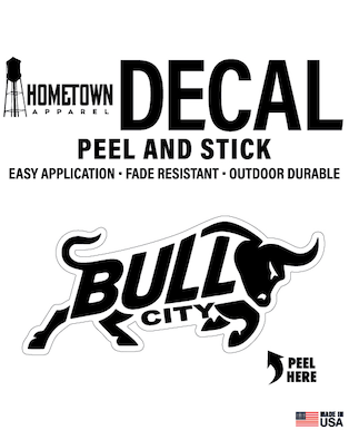 BullCity Bull Vinyl Decal #107