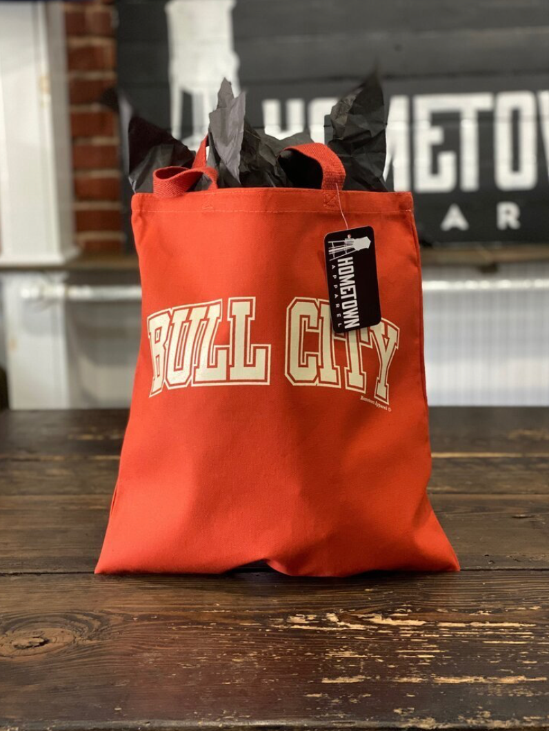 Bull City Tote Bag #2 (Orange)