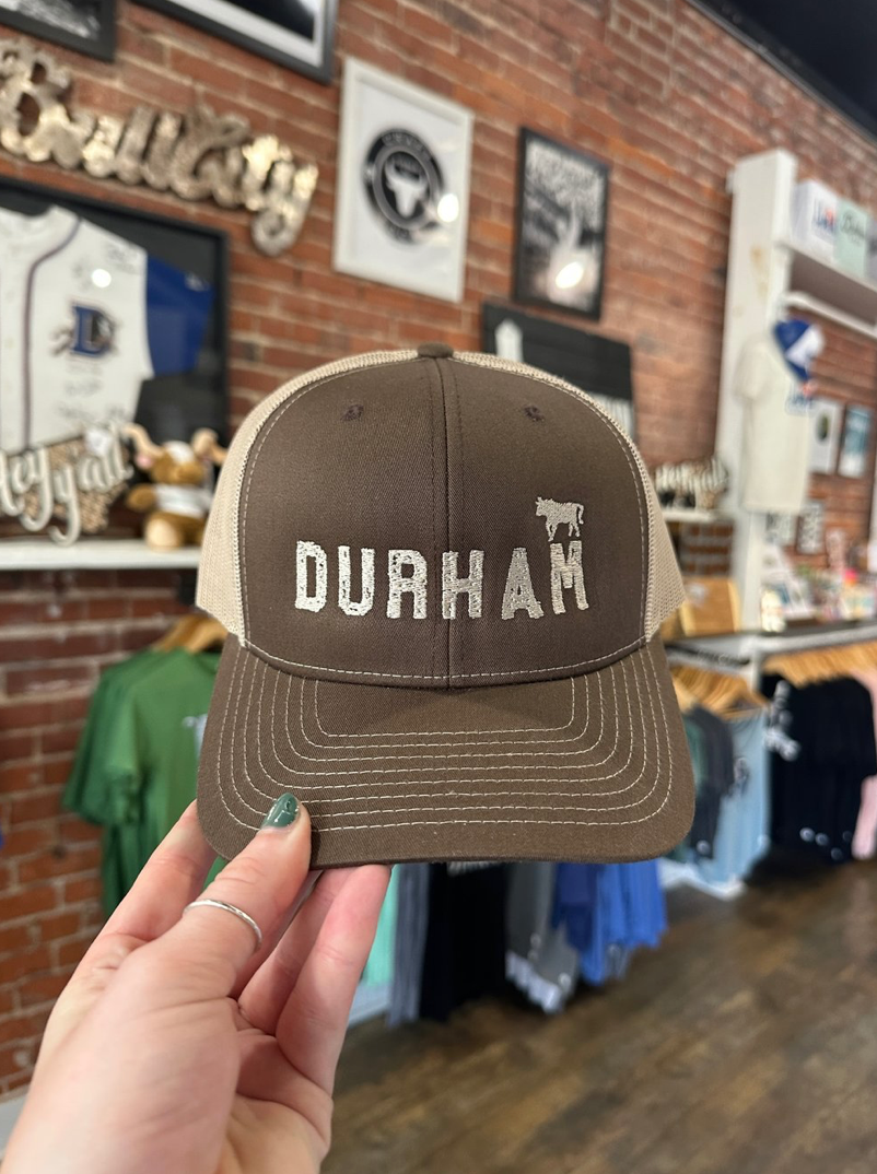 Durham with Bull Snapback #1 (Brown / Khaki)