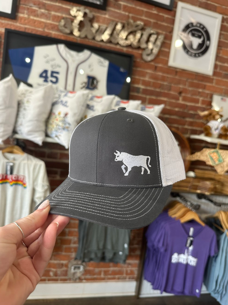 Bull Snapback #82 (Charcoal / White)