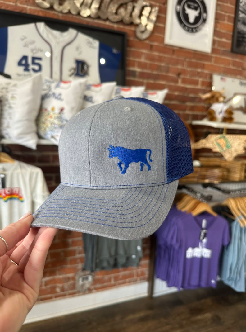 Bull Snapback #82 (Heather Gray / Royal)