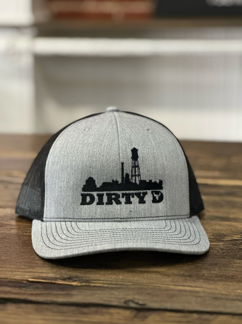 Dirty D Snapback #9 (Heather Gray / Black)