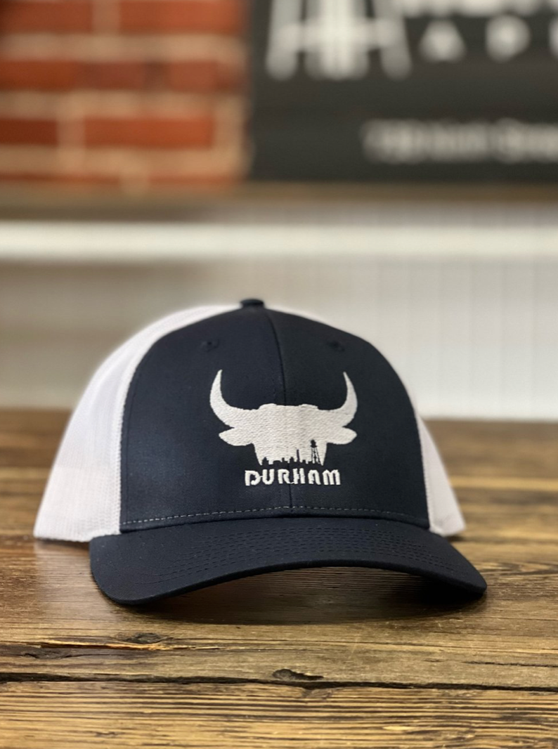Bullhead Skyline Snapback #4 (Navy / White)