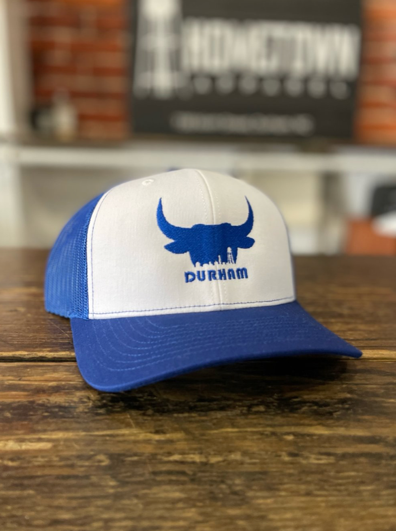 Bullhead Skyline Snapback #4 (White / Royal)