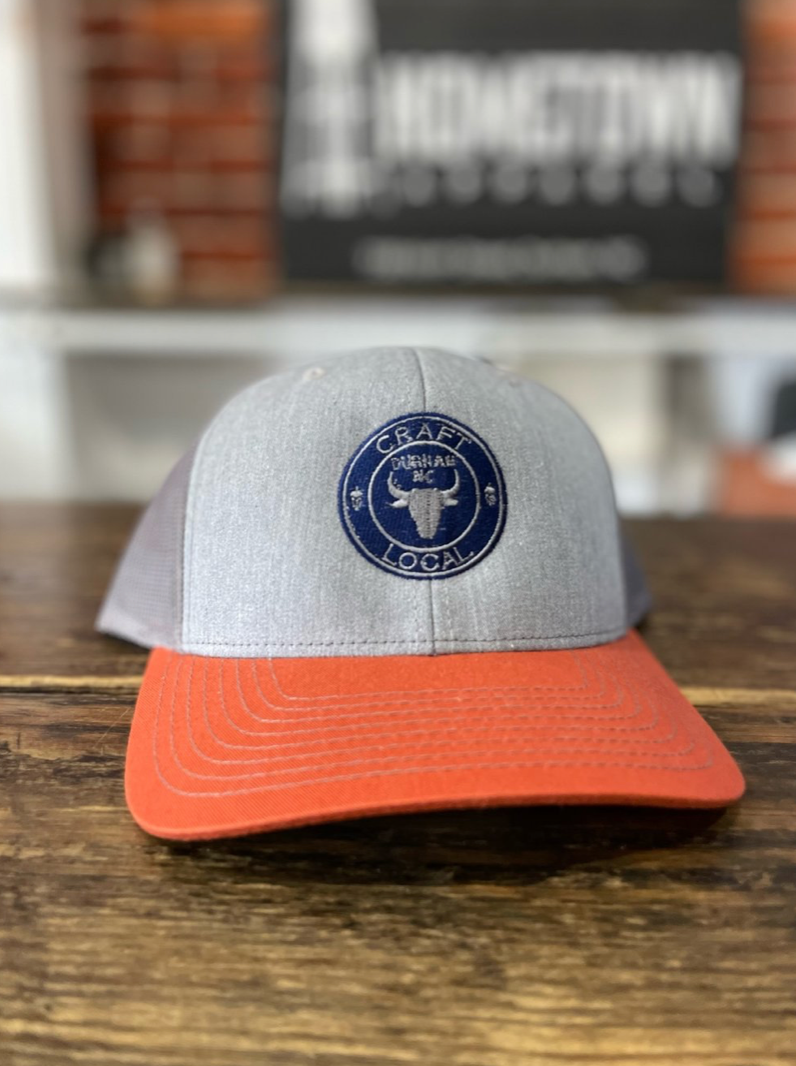 Craft Local Snapback #18 (Heather Gray / Dark Orange)