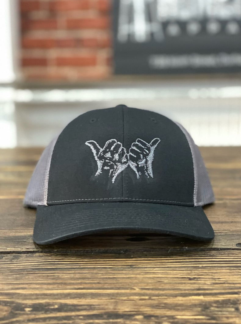 Durham Hands Snapback #32 (Black / Charcoal)