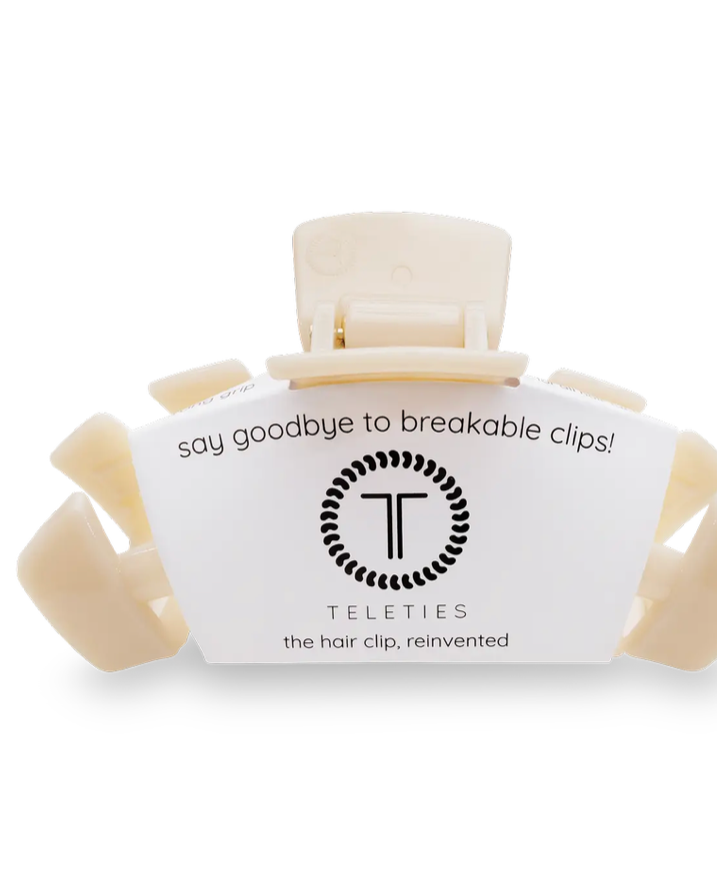 Almond Beige Large Clip