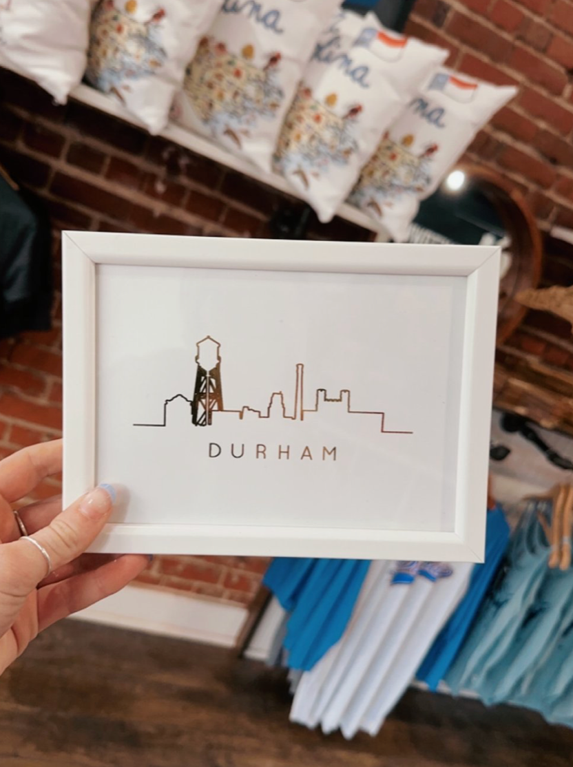 Durham Skyline Print (Not Framed)