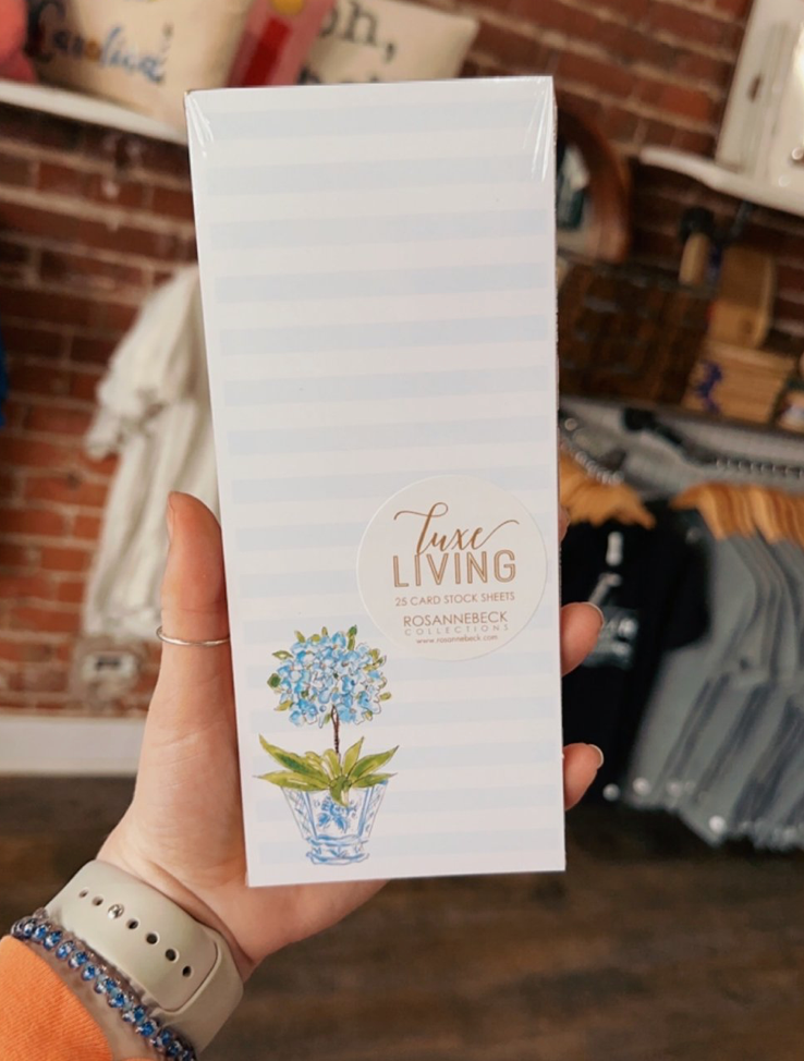 Blue Primrose Notepad