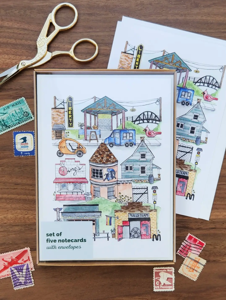 Durham Central Park Notecard Set