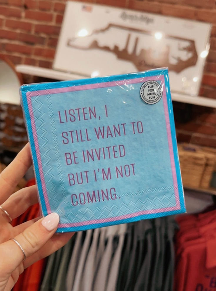 Listen, I still want to Napkins