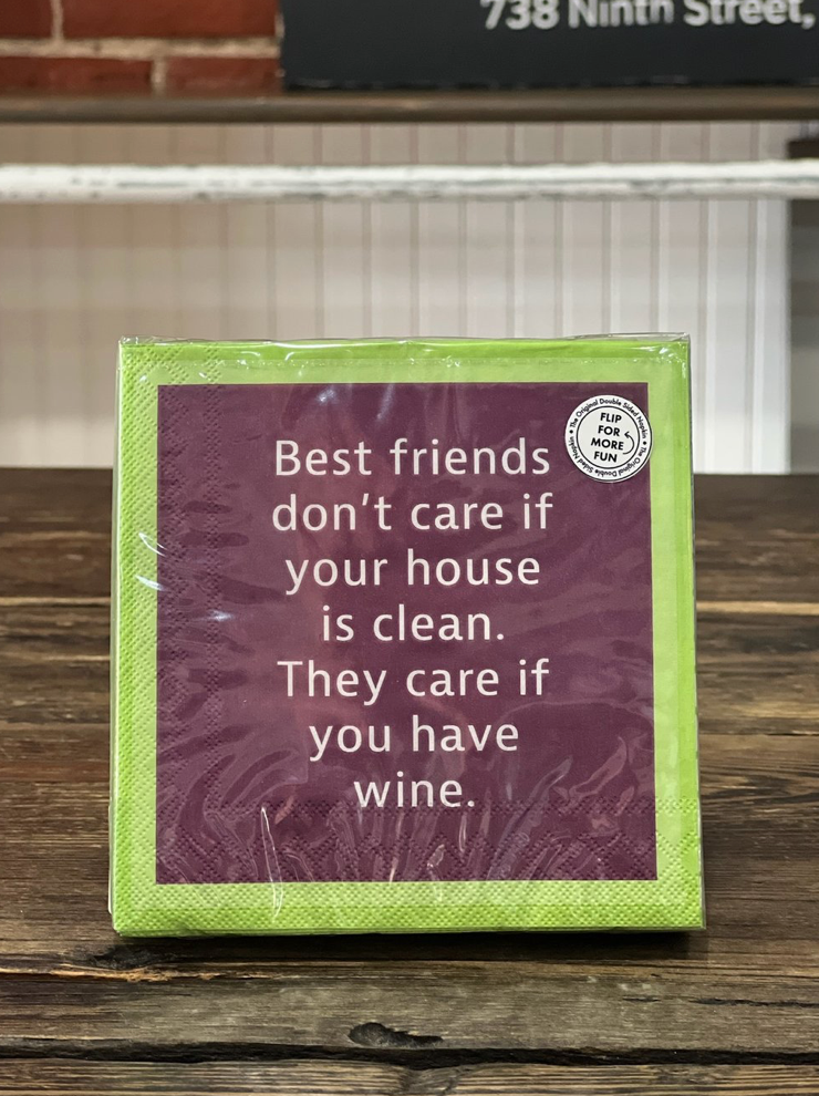 Best Friends Don't Care Napkins