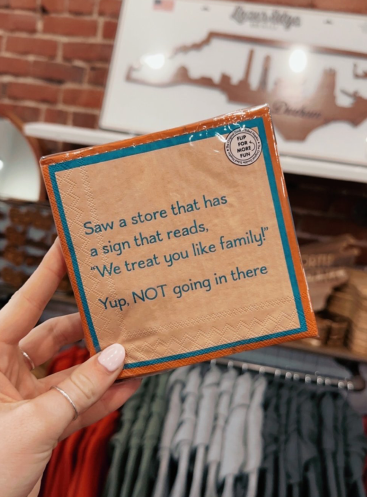 Saw a Store Napkins