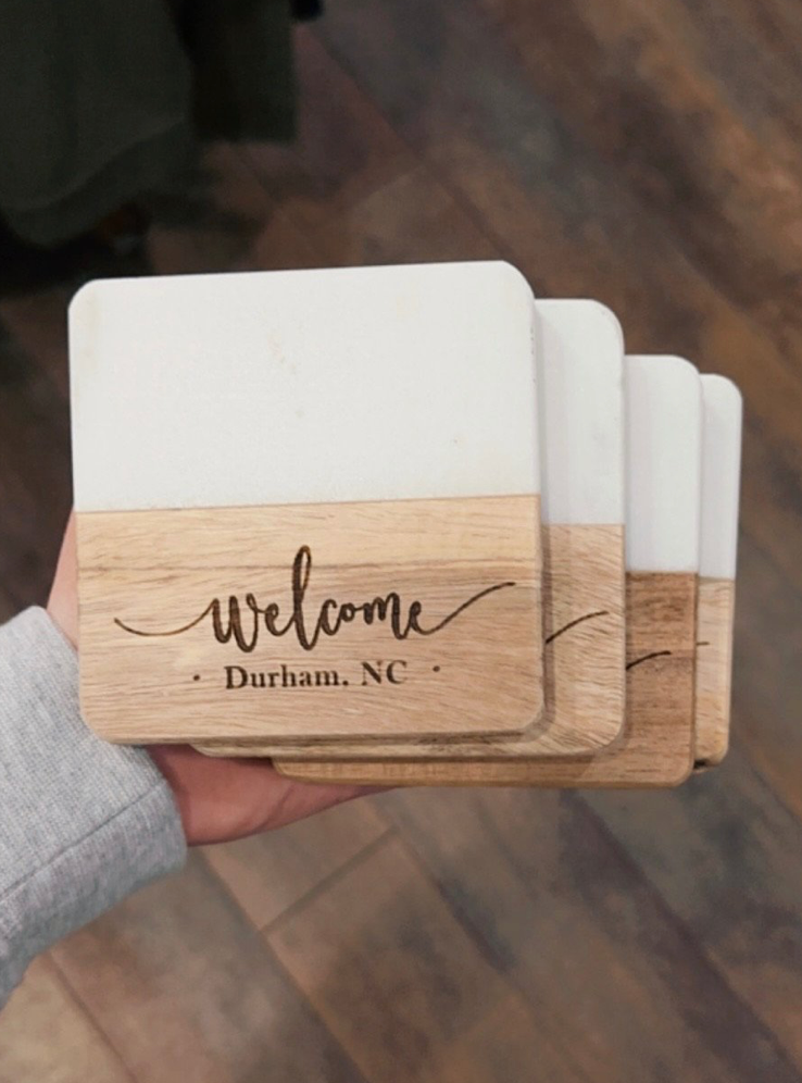 Welcome Durham Coasters (Set of 4)