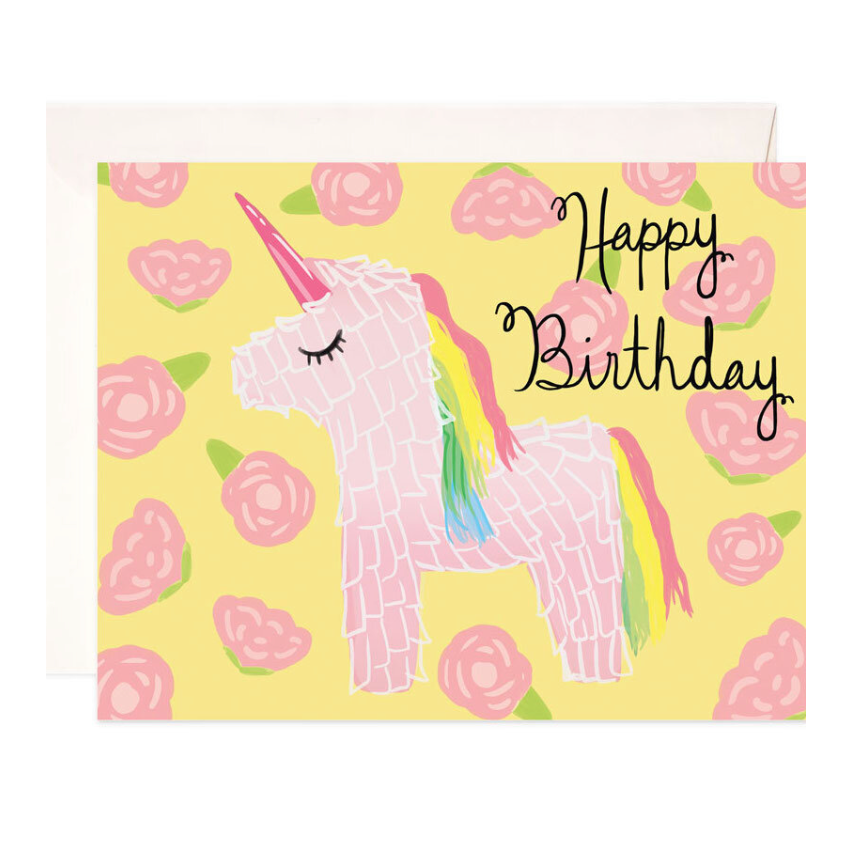 Happy Birthday Unicorn Card