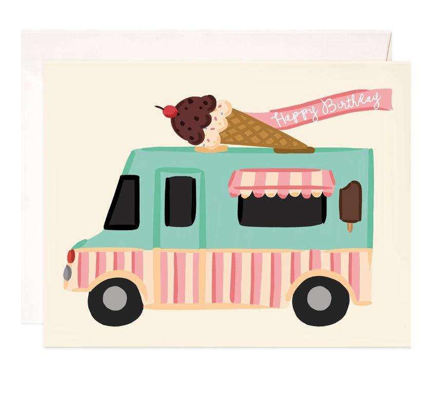 Happy Birthday Ice Cream Card