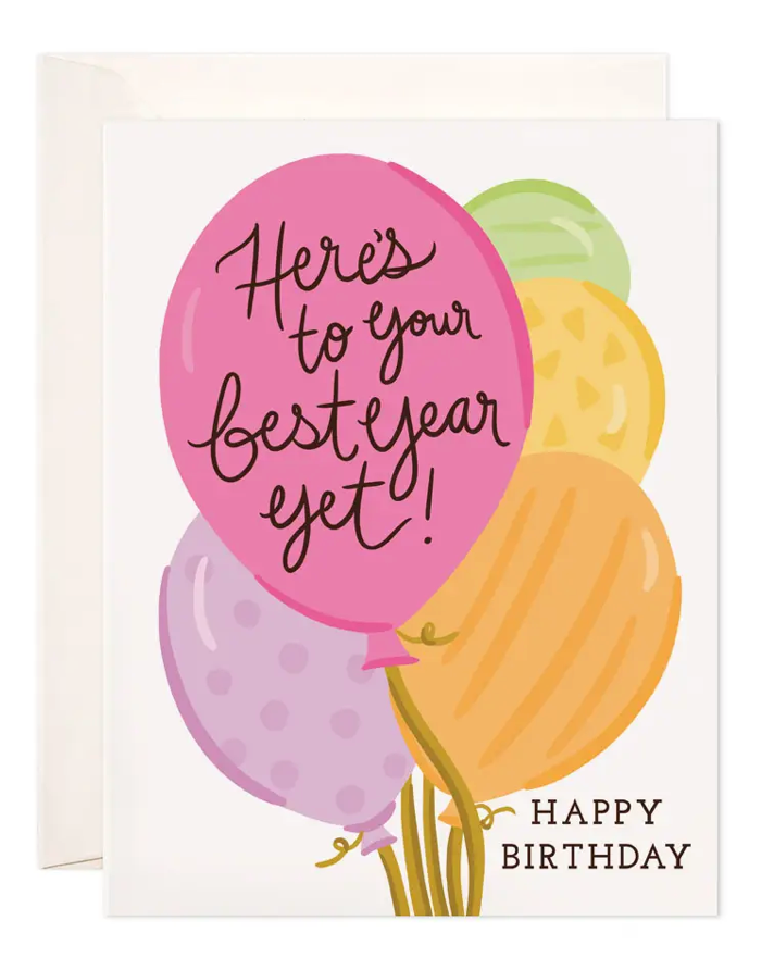 Here's to Your Best Year Card