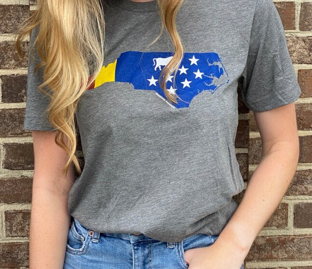 Durham Flag T-Shirt #17 (Gray)