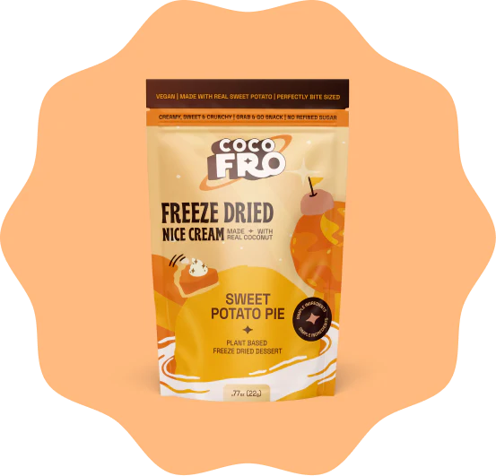 Sweet Potato Pie Vegan Freeze-Dried Ice Cream