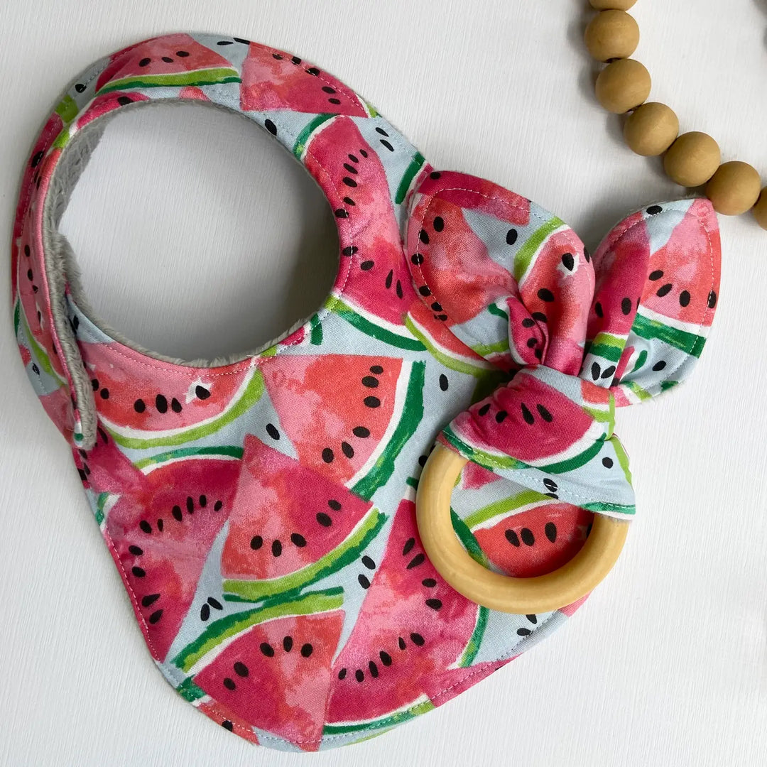 Watermelon Whimsy Bib