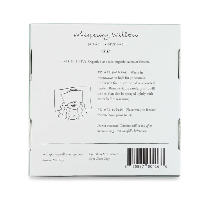 Lavender Eye Pillow - Tranquil Gray