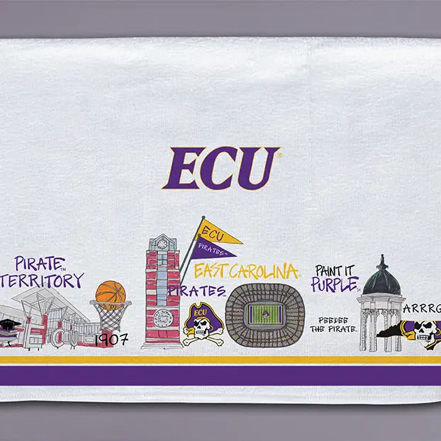 ECU Icon Tea Towel
