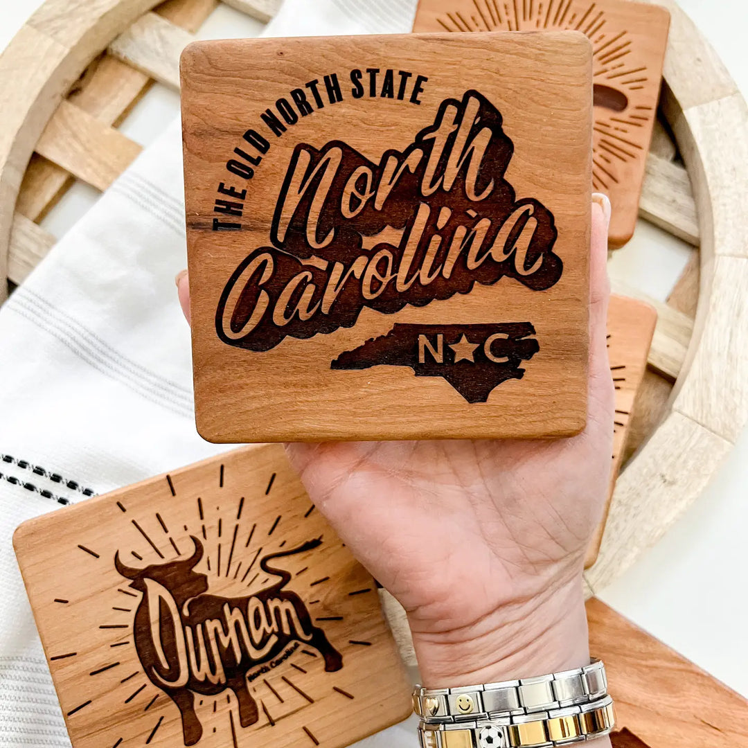 North Carolina Wooden Coaster