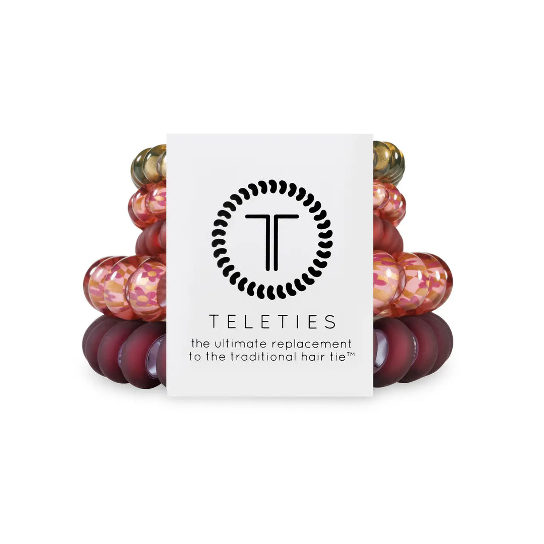 Burgundy Bliss Hair Ties Mixed Pack