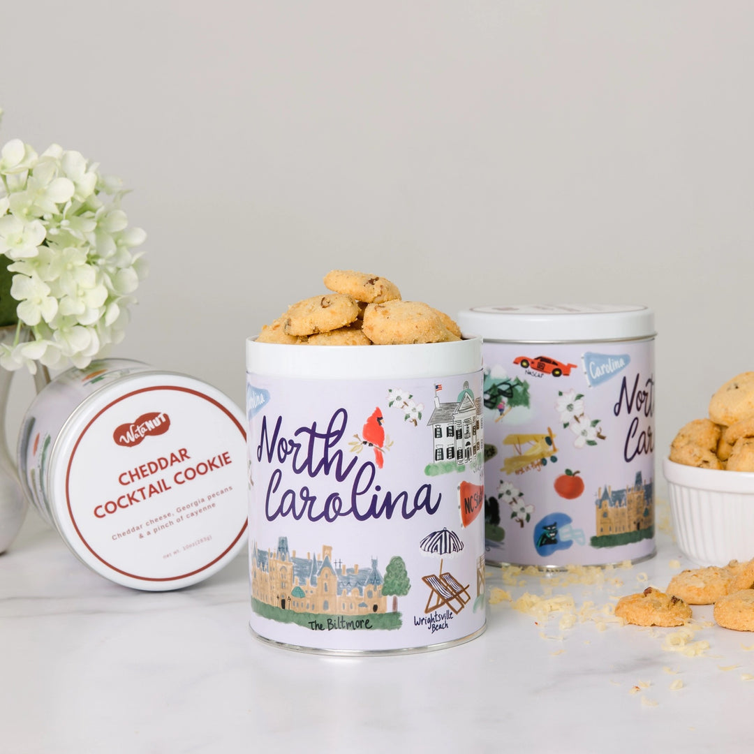 North Carolina Tin: Chocolate Shortbread Cookies