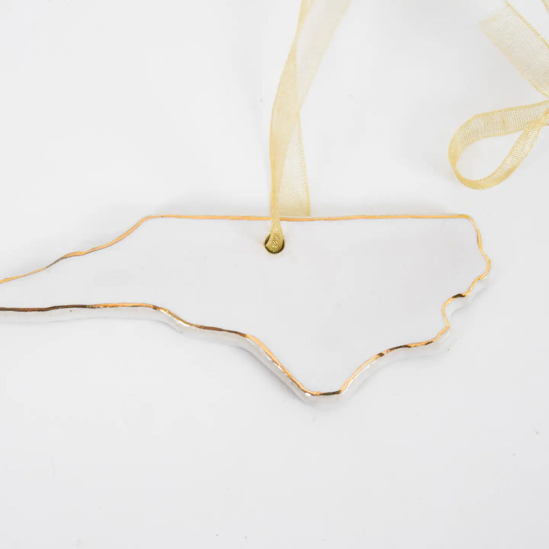 North Carolina Ornament (White)