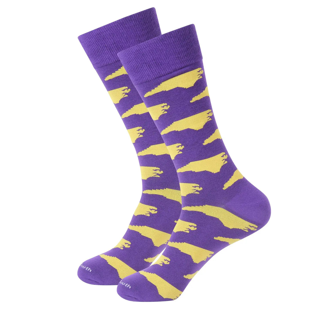Purple & Gold Socks
