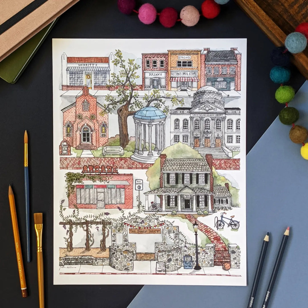 Chapel Hill Print