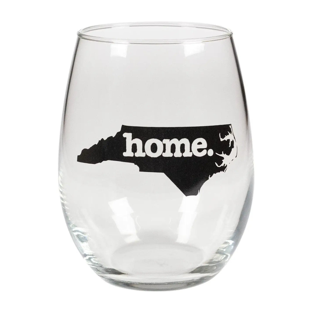 North Carolina Home Wine Glass