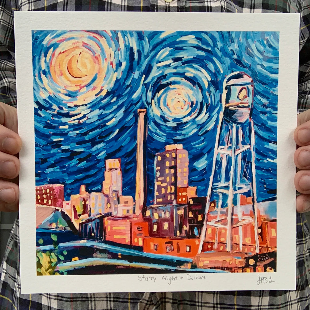 Durham Starry Night Print