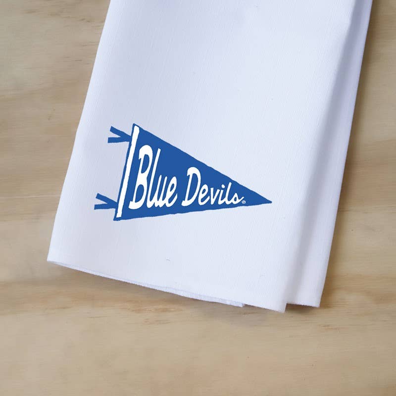 Duke Blue Devils Pennant Tea Towel