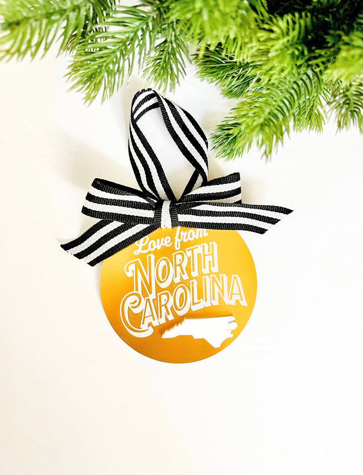 Love From North Carolina Ornament