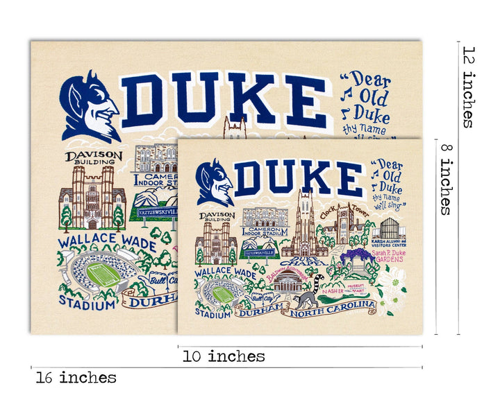 Duke University Collegiate Fine Art Print: 8"x10"