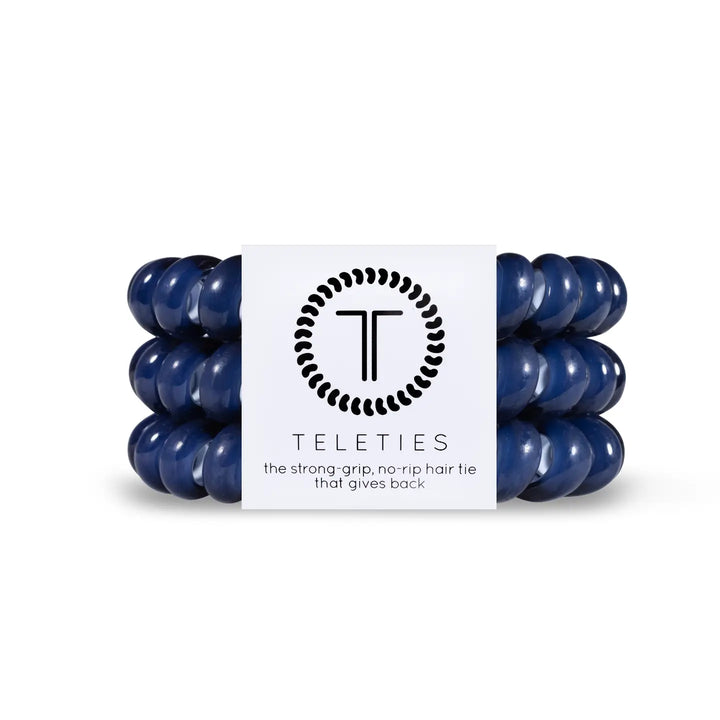 Nantucket Navy Hair Ties