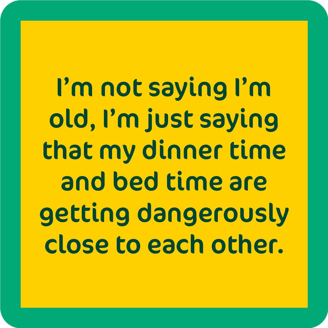 COASTER Dinner Time | Funny Party Gift | Home Bar Decor