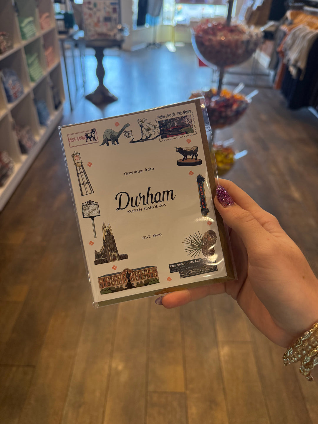 Durham Card Icons around Border