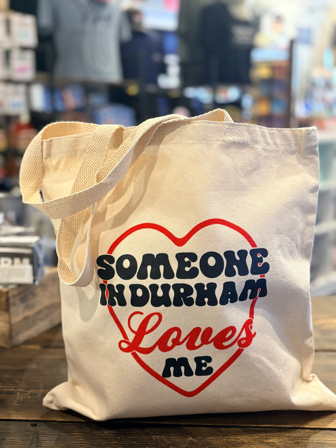 Someone in Durham Loves Me Bag