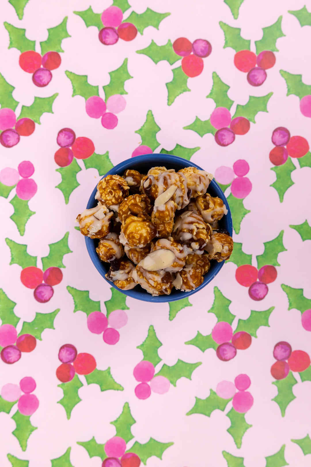 Cranberry Almond Cylinder Holiday Popcorn