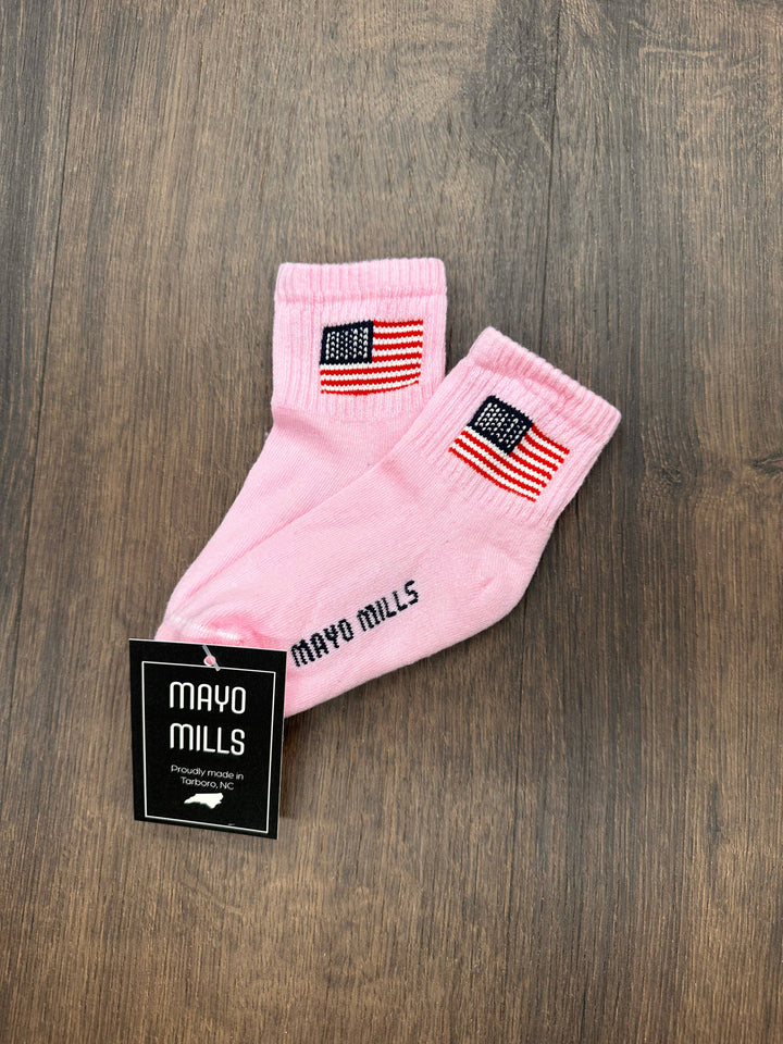 American Flag: Raspberry / Medium
