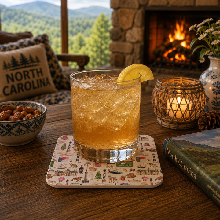 North Carolina Forever! Coasters (Boxed Set Of Four)