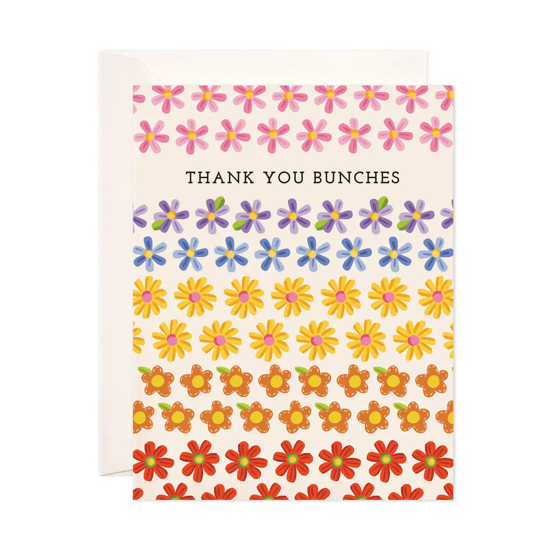 Thank You Bunches notecard set (Box of 8)