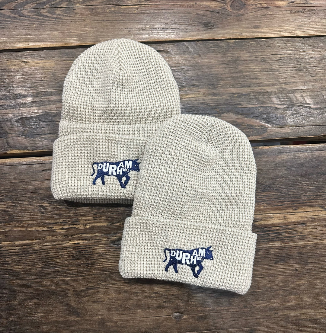 Bull with Durham, NC. Toboggan #5 (Cream)