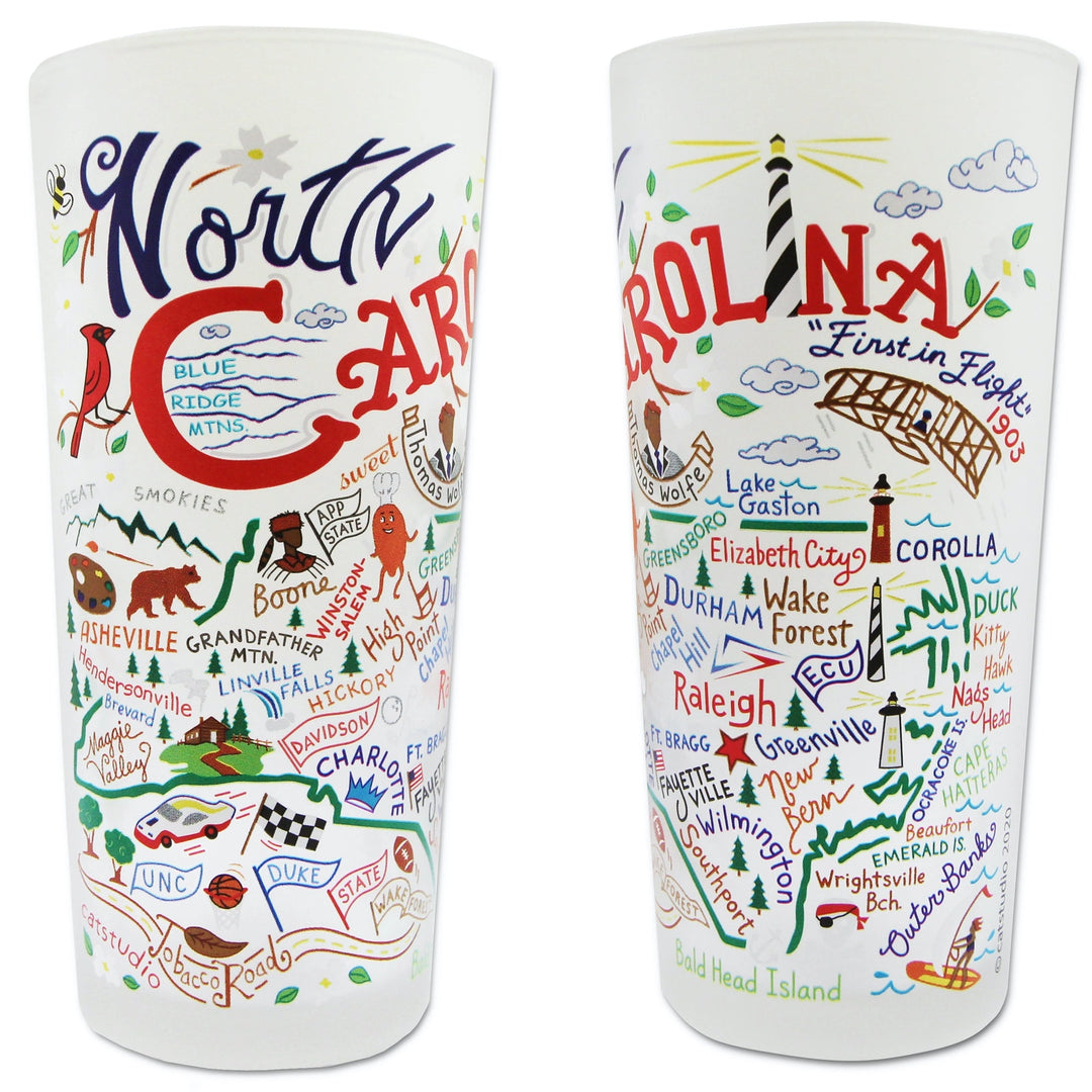 North Carolina Drinking Glass (Set of 2)