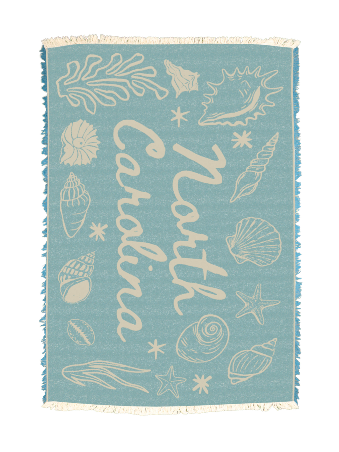 Nc State Beach Towel: Sky Blue