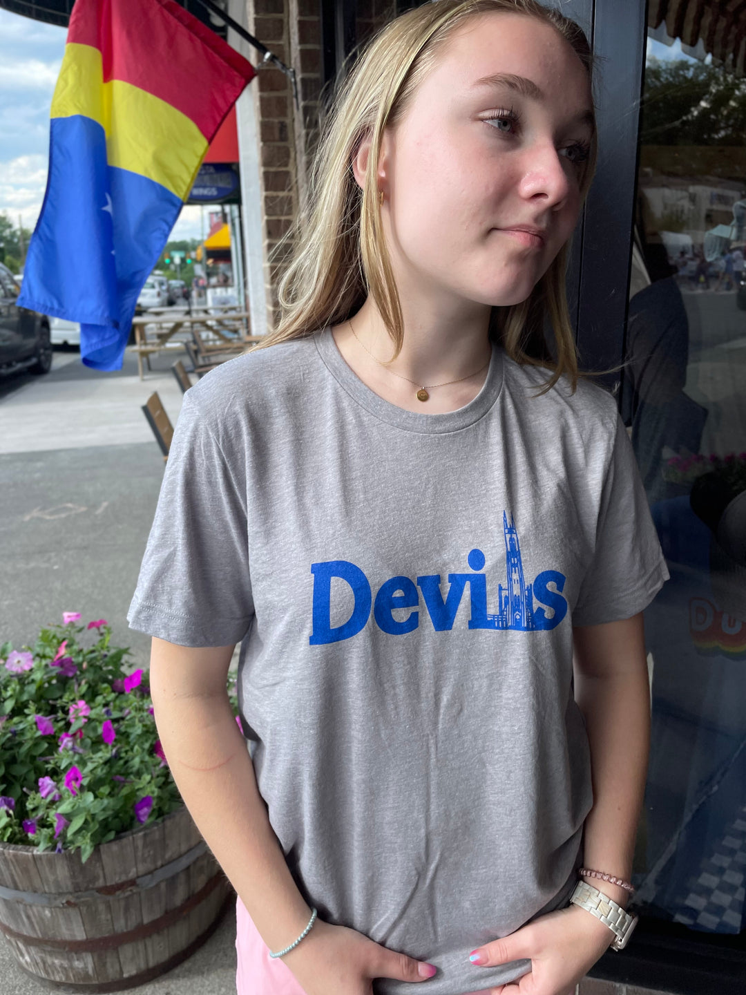 Devils T-Shirt in Grey #96